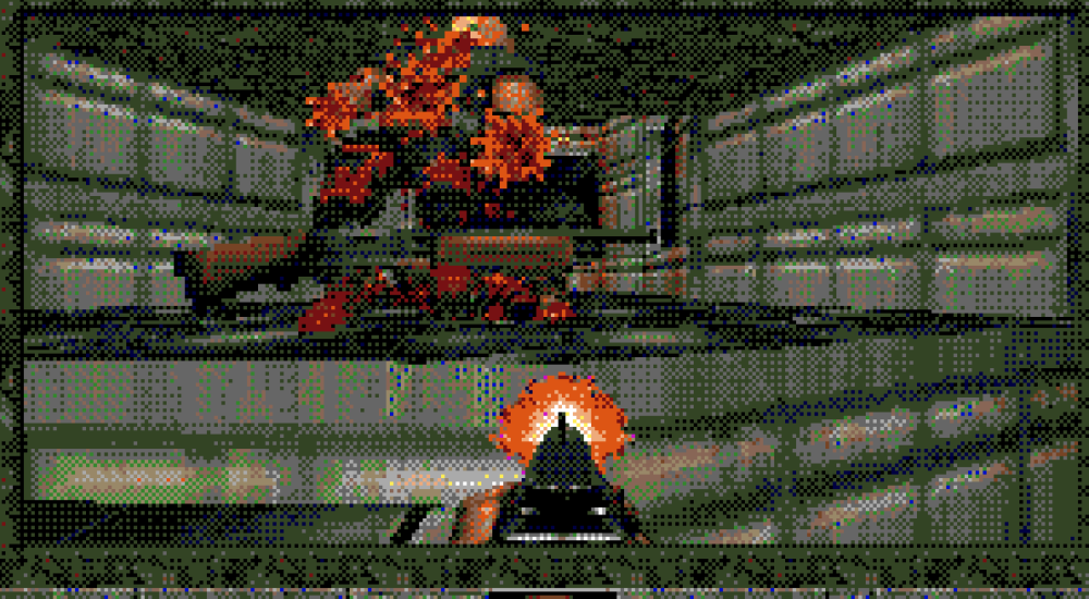 Doom Atari ST screenshot