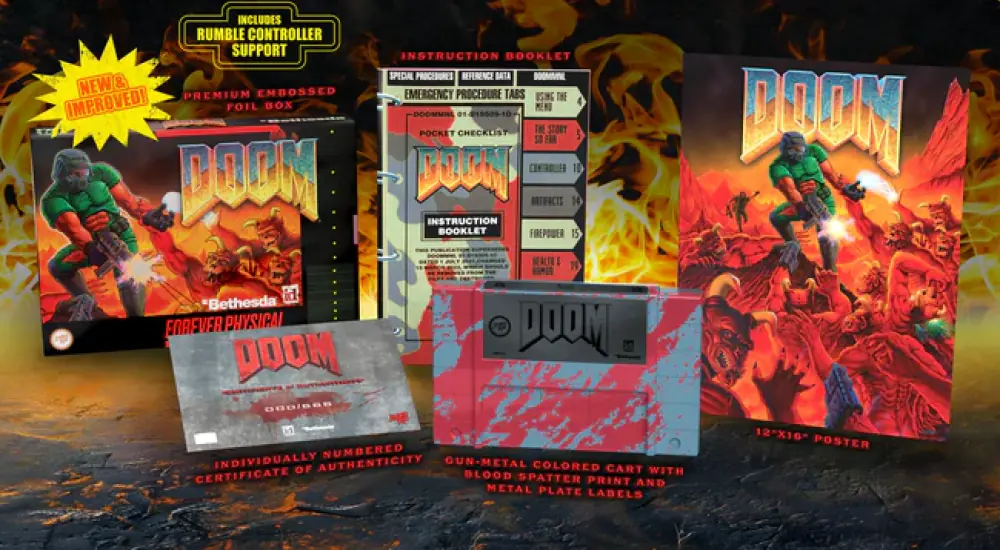 Doom SNES Limited Run Games packshot