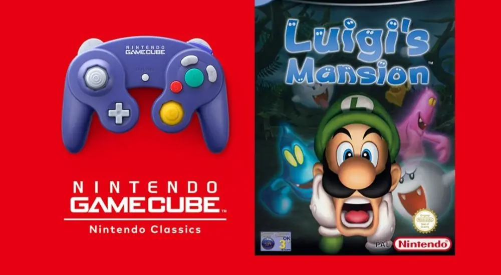 Luigi's Mansion, GameCube controller Nintendo Switch 2 logo