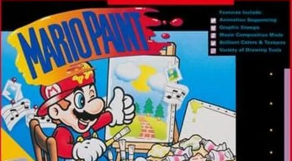 Mario Paint box art