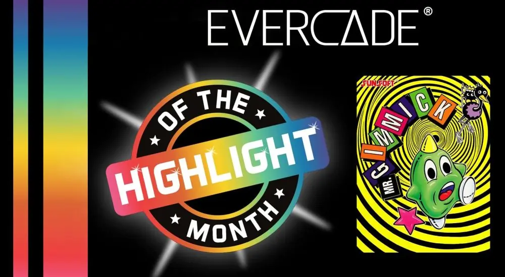 Mr. Gimmick Evercade Highlight of the Month banner