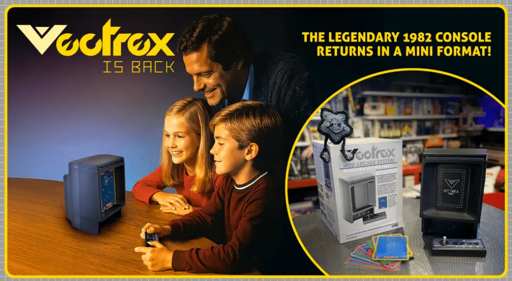 Vectrex Mini with people playing