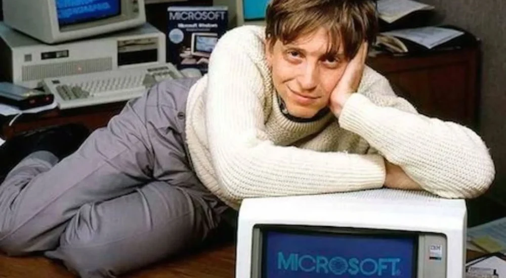 bill gates young microsoft ibm